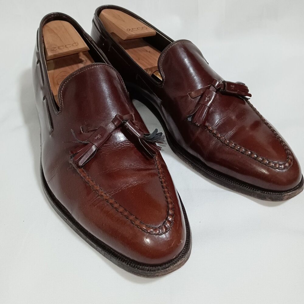 Johnston & Murphy Crown Aristocraft  Brown 14538 Tassel Loafer Mens 12
